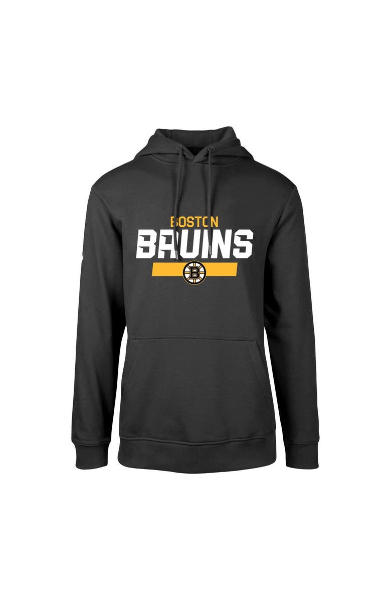 LEVELWEAR Men's Levelwear David Pastrnak Black Boston Bruins Podium Name & Number Pullover Hoodie, Alternate, color, Black