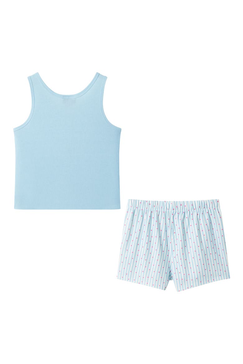 Kids' Short Pajamas, Alternate, color, MULTI HEART