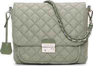 MZ Wallace Medium Crosby Lock Quilted Nylon Crossbody Bag