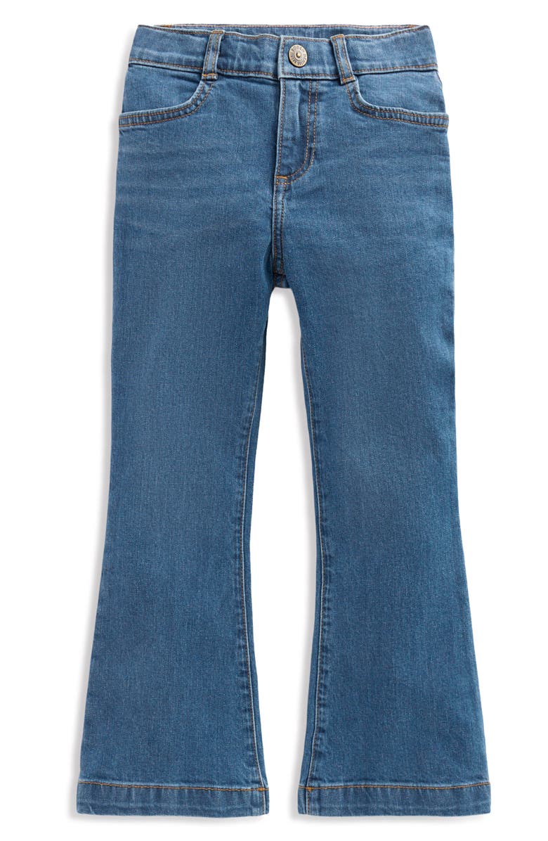 Mini Boden Kids' Kick Flare Jeans, Main, color, Mid Vintage