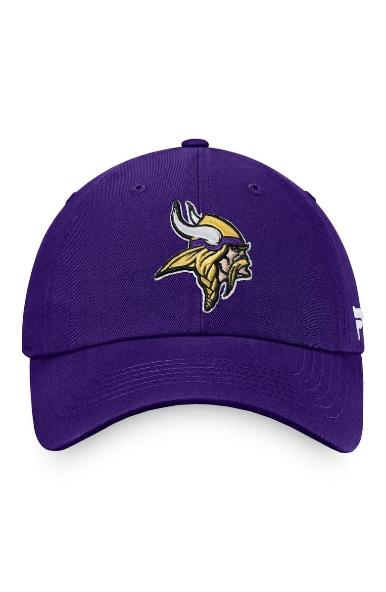 FANATICS Men's Fanatics Branded Heathered Gray/Purple Minnesota Vikings T-Shirt & Adjustable Hat Set, Alternate, color,