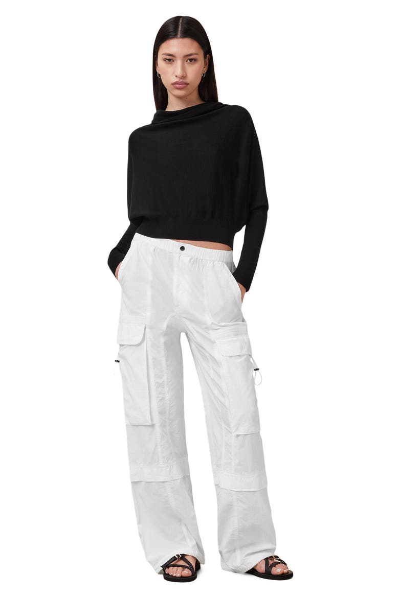 Barbara Cargo Pants, Alternate, color, WHITE