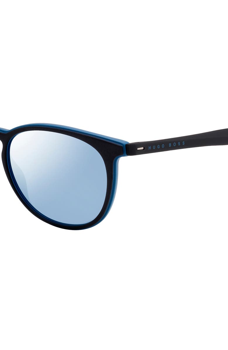 BOSS 54mm Polarized Round Sunglasses, Alternate, color,