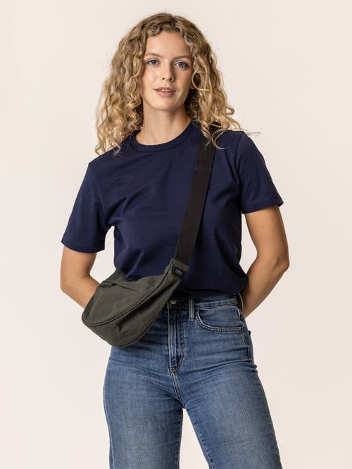 Terra Thread Organic Cotton Crossbody Bag In Gray