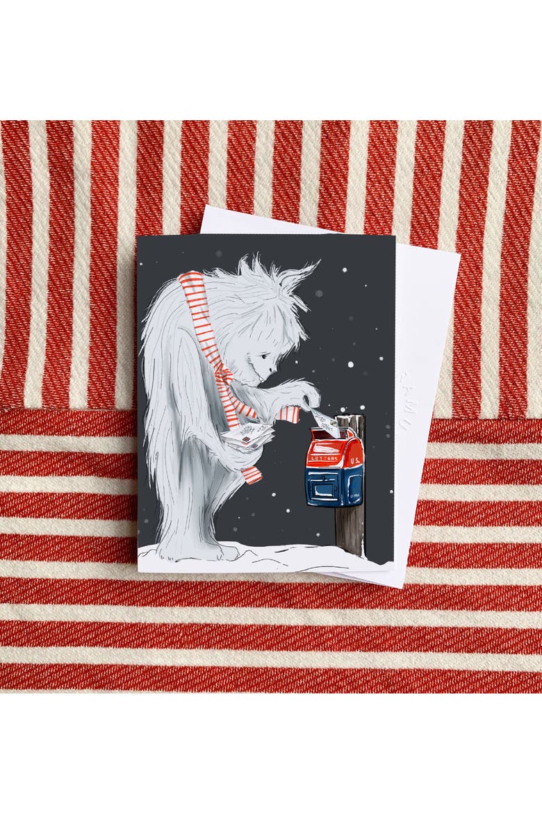 Holiday/Christmas Yeti Assorted Set of Greeting Cards, Alternate, color, Multi-Pack