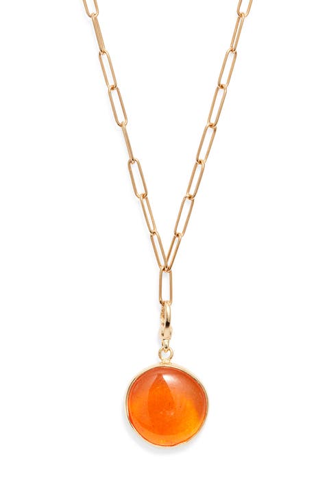 Umbo Circle Pendant Necklace