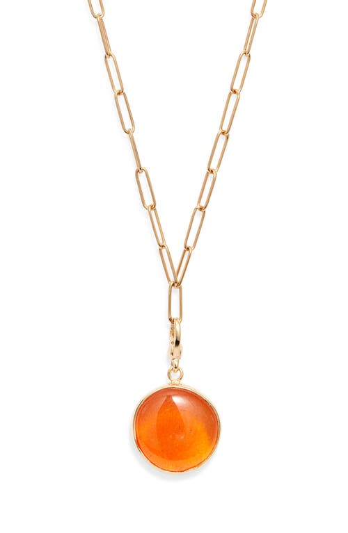 Soko Umbo Circle Pendant Necklace In Gold