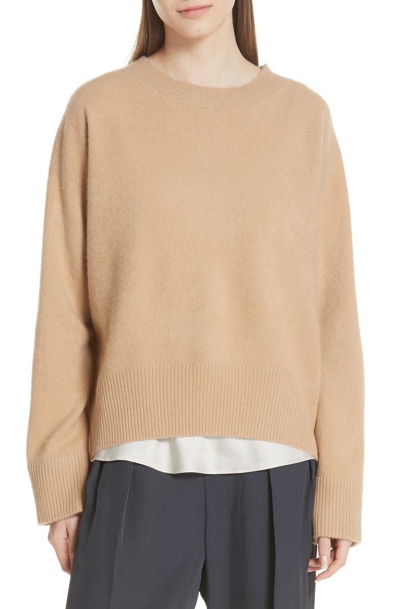 Vince Cashmere Oversize Sweater, Main, color, 