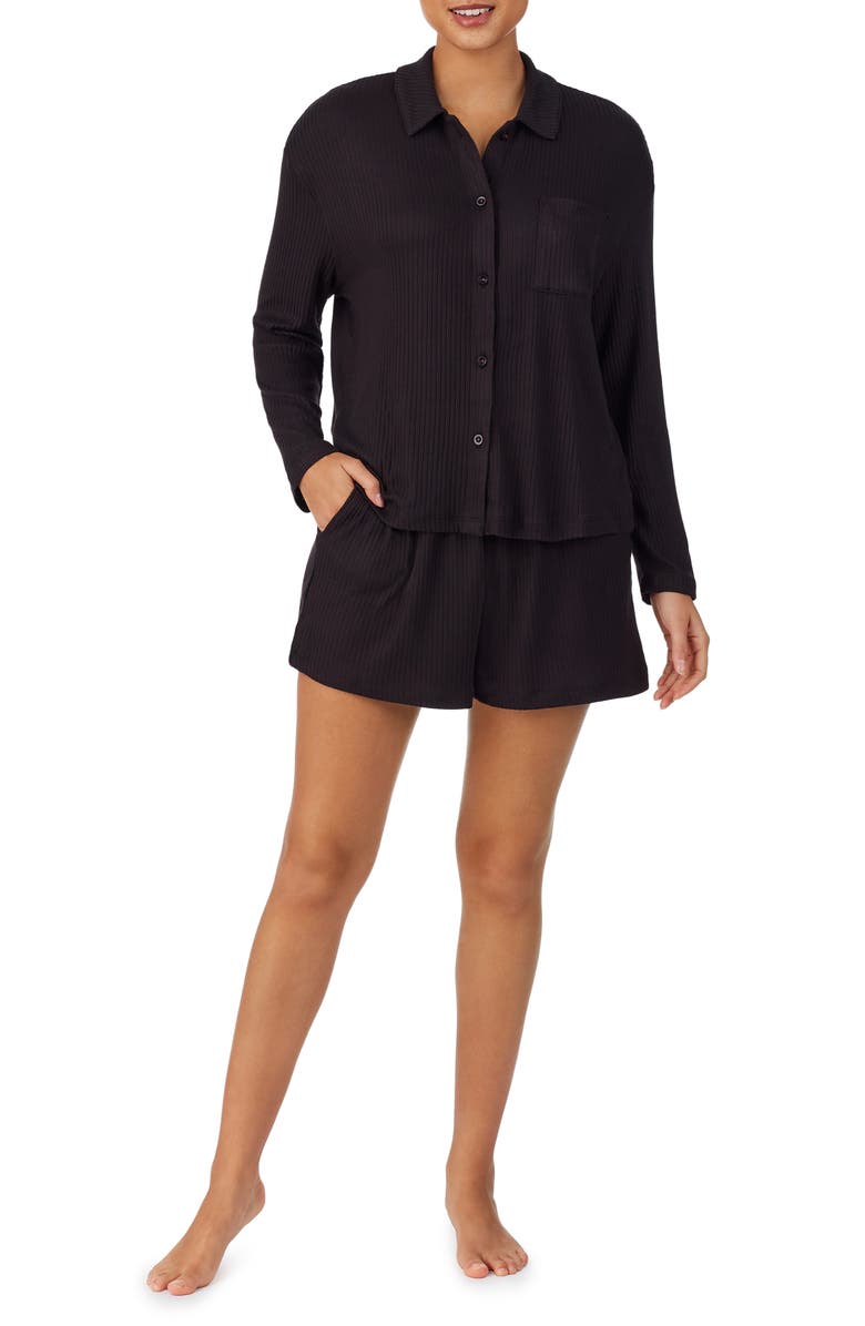 Refinery29 Rib Short Pajamas, Main, color,