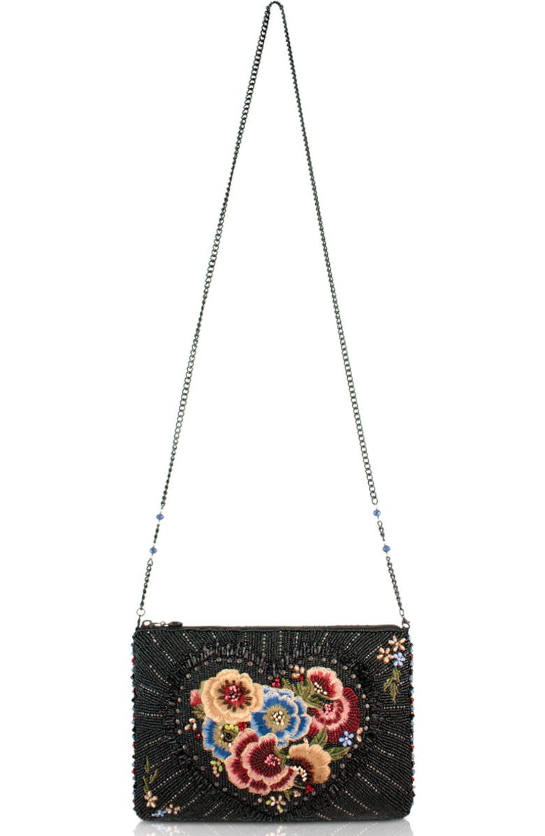 Mary Frances Accessories Blossom Heart Crossbody Handbag, Alternate, color, Multi