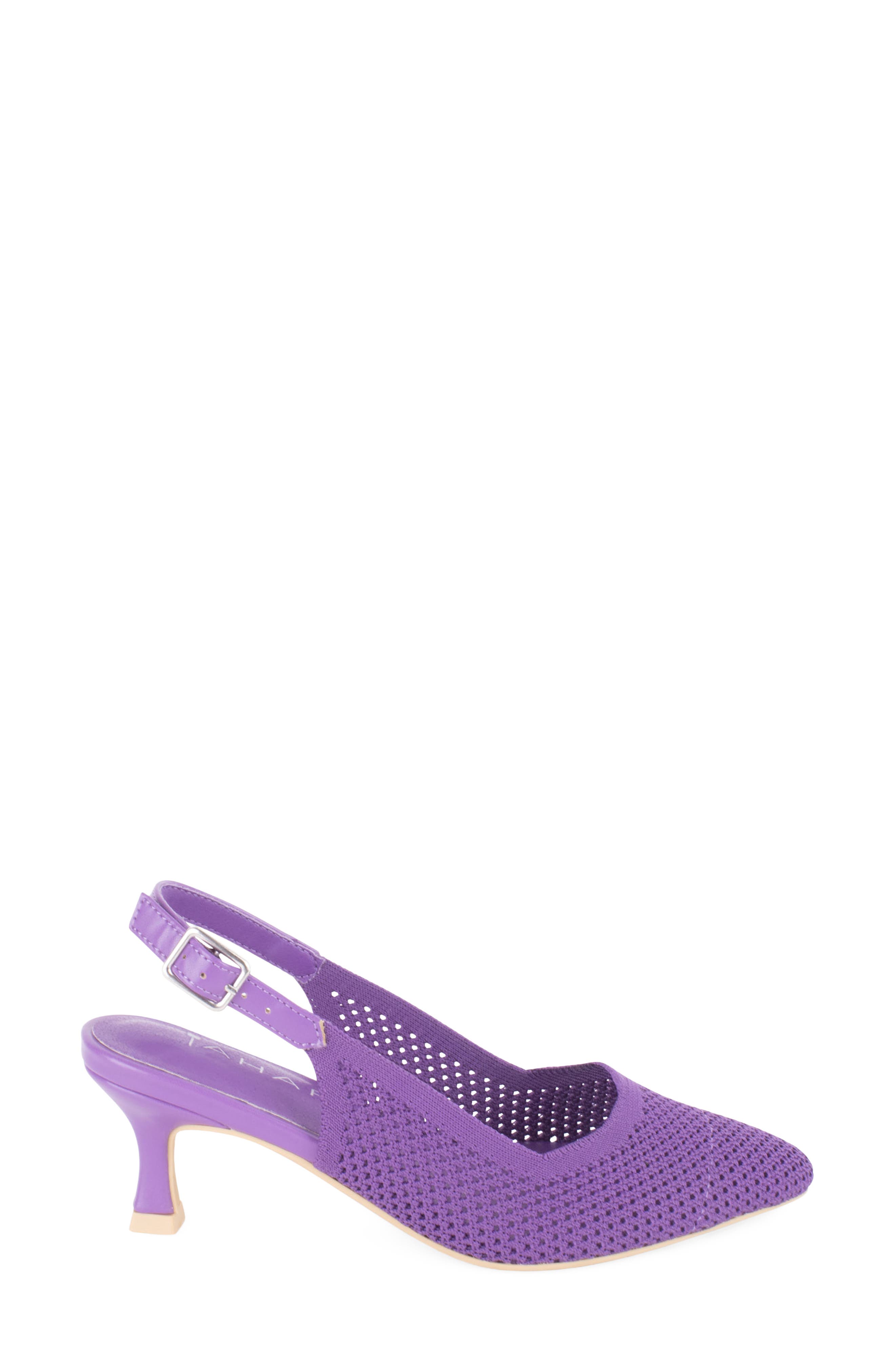 Galway Slingback Pump, Alternate, color, DARK PURPLE