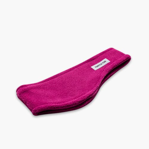 Turtle Fur Bang Band Fleece Headband In Pink