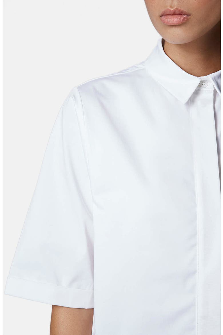 Short Sleeve Cotton Shirt, Alternate, color, WHITE