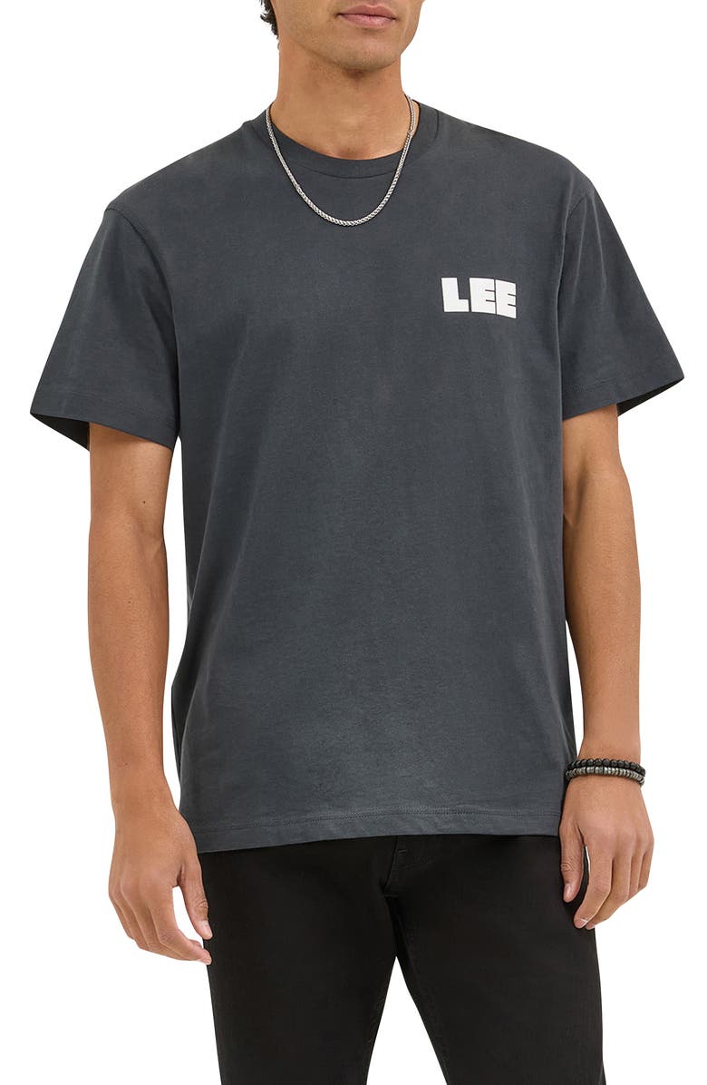 Lee Workwear Graphic T-Shirt, Main, color, Washed Black