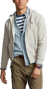 Polo Ralph Lauren Cotton Blend Fleece Zip Front Hoodie