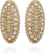 Vince Camuto Pavé Oval Stud Earrings