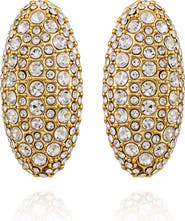 Vince Camuto Pavé Oval Stud Earrings