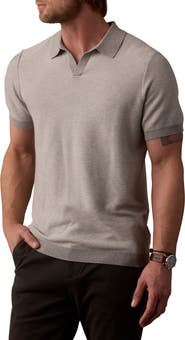 The Normal Brand Robles Bird's Eye Polo