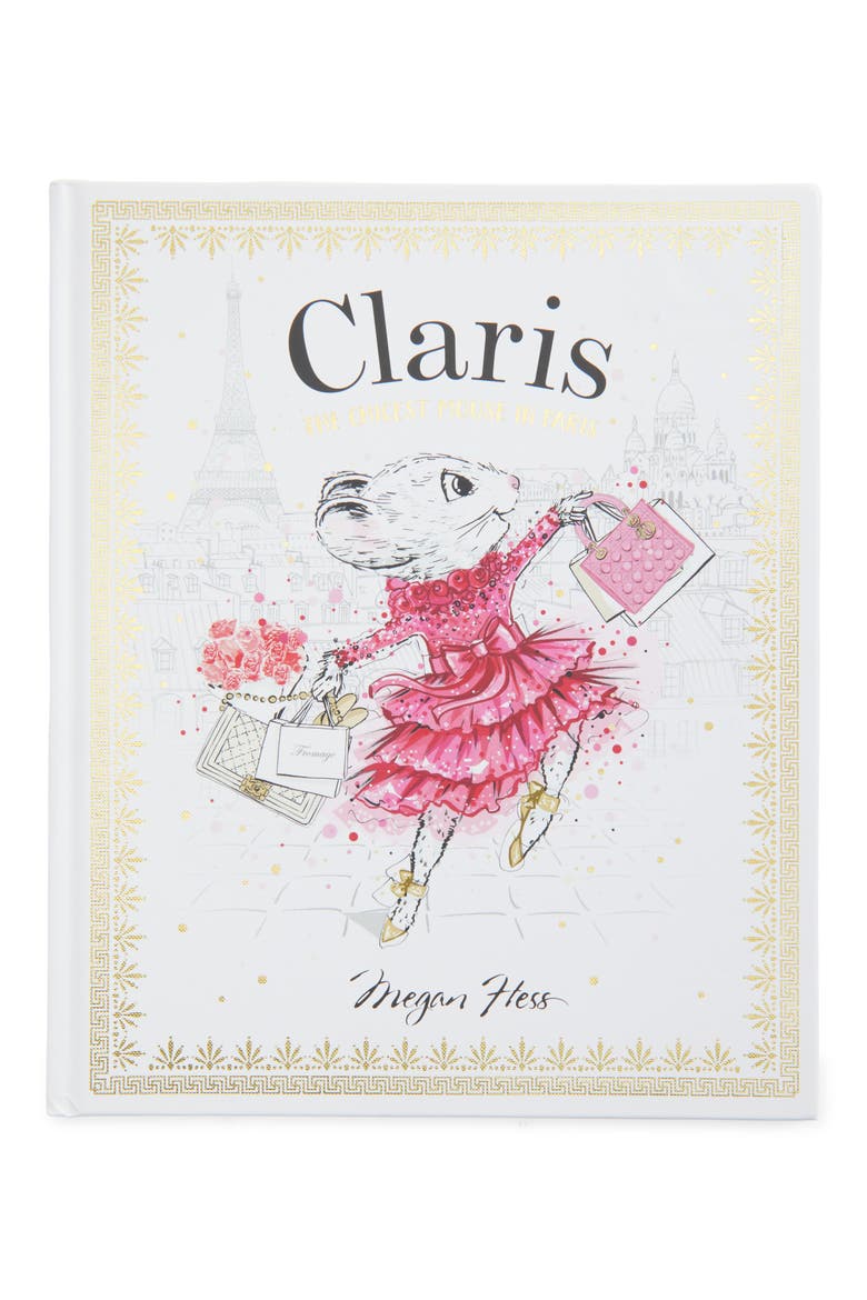 'Claris: The Chicest Mouse in Paris' Book, Main, color, PINK