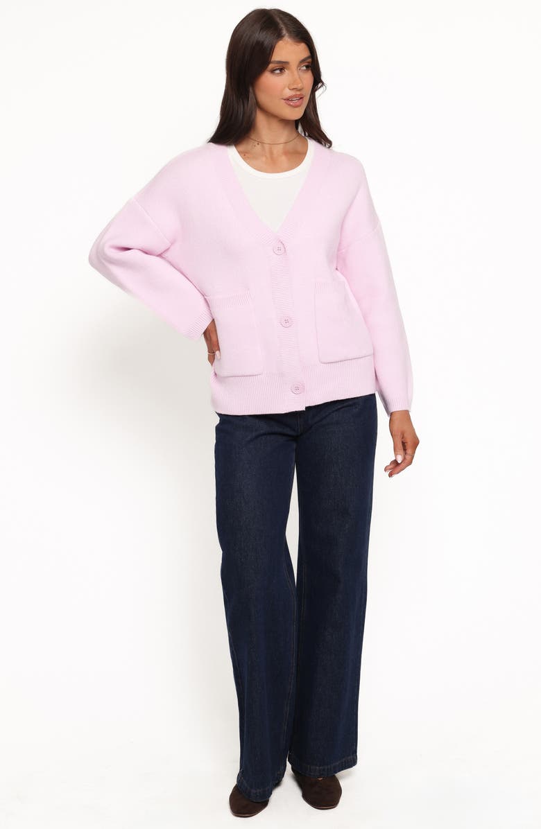 Petal & Pup Jayden Patch Pocket Cardigan, Alternate, color, Pale Pink
