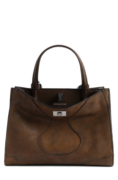 Jack Nano Waxy Suede Shoulder Bag