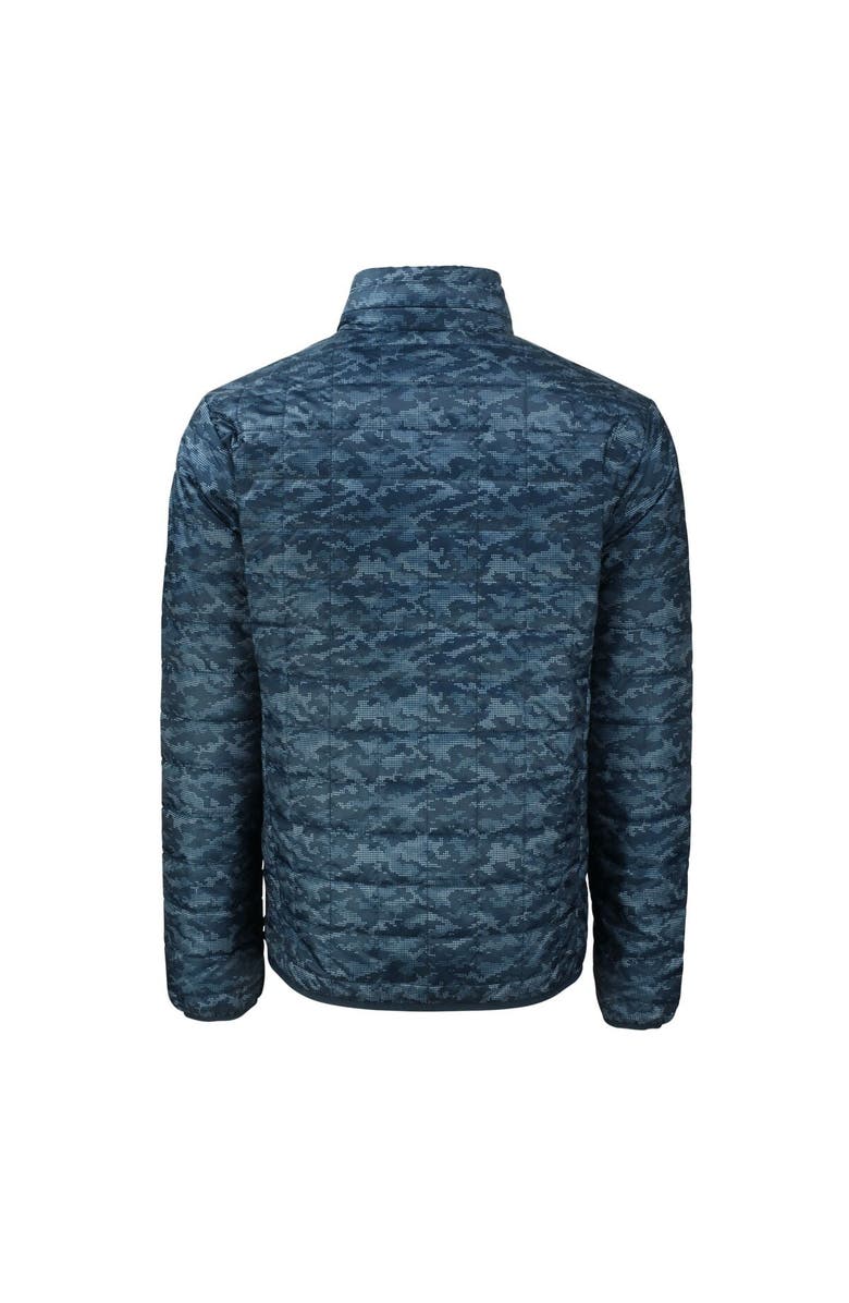 Cutter & Buck Men's Cutter & Buck  Navy North Carolina Tar Heels Vault Rainier PrimaLoft Eco Insulated Full-Zip Puffer Jacket, Alternate, color, 