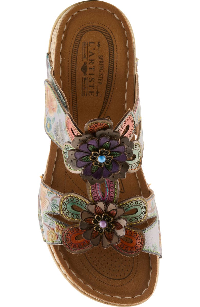 L'Artiste by Spring Step Beaudie Sandal, Alternate, color, Grey Multi