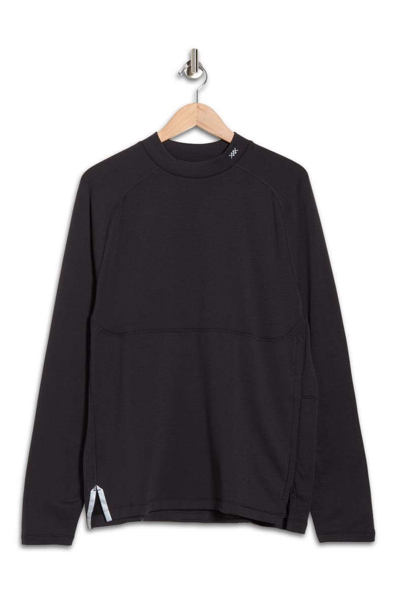 Extra Mile Fleece Pullover, Alternate, color, BLACK