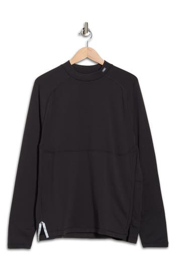 Rhone Extra Mile Fleece Pullover In Brown