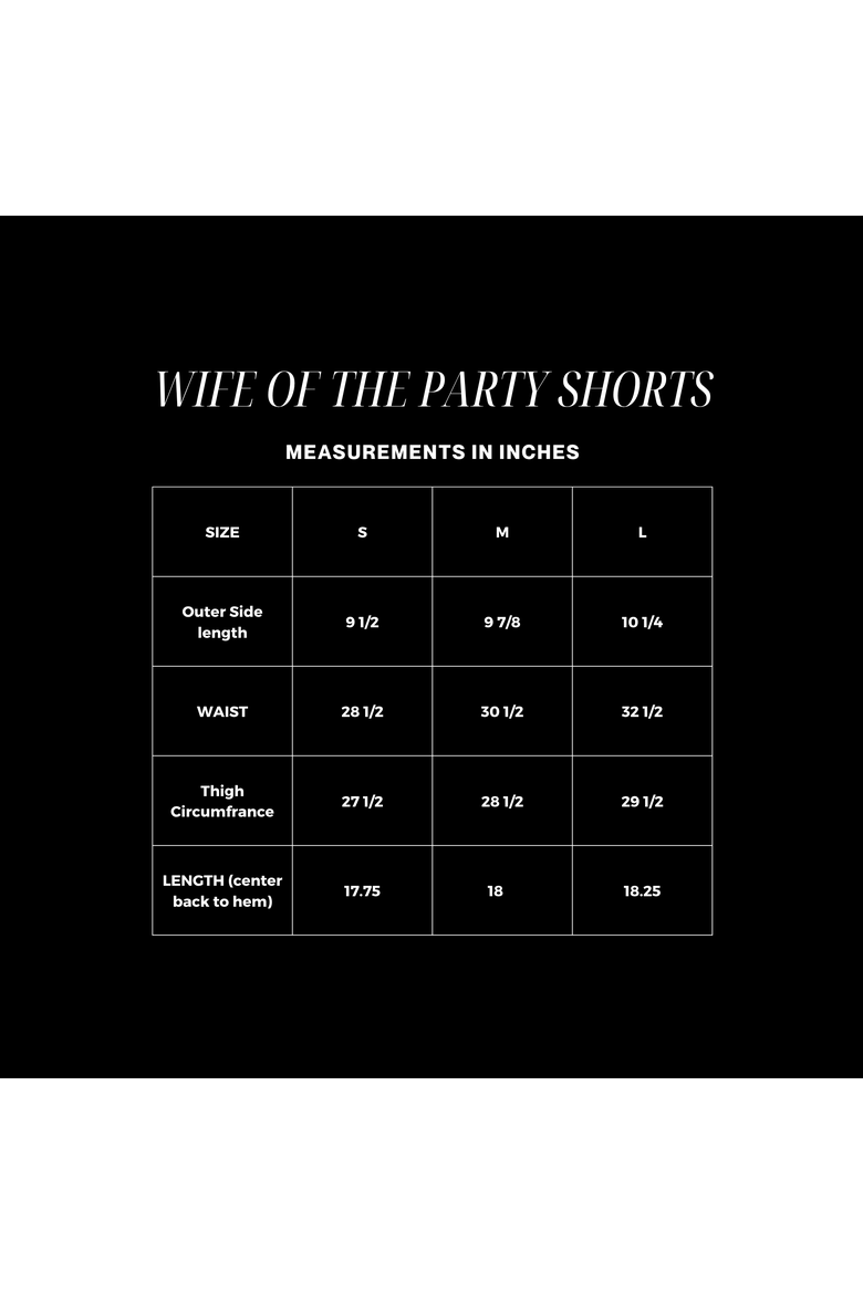 Wifey Shorts, Alternate, color, White