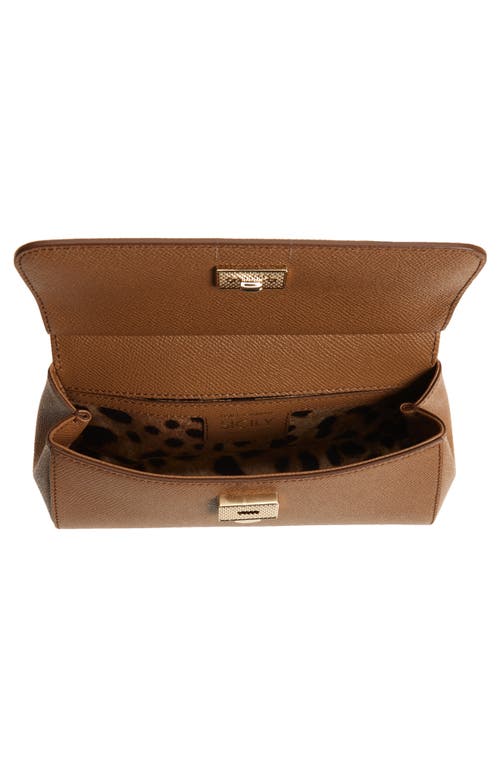 Dolce & Gabbana Dolce&gabbana Sicily Leather Top Handle Bag In Brown
