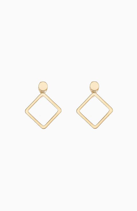 Diana Earring Jackets Minimalist Geometric Statement
