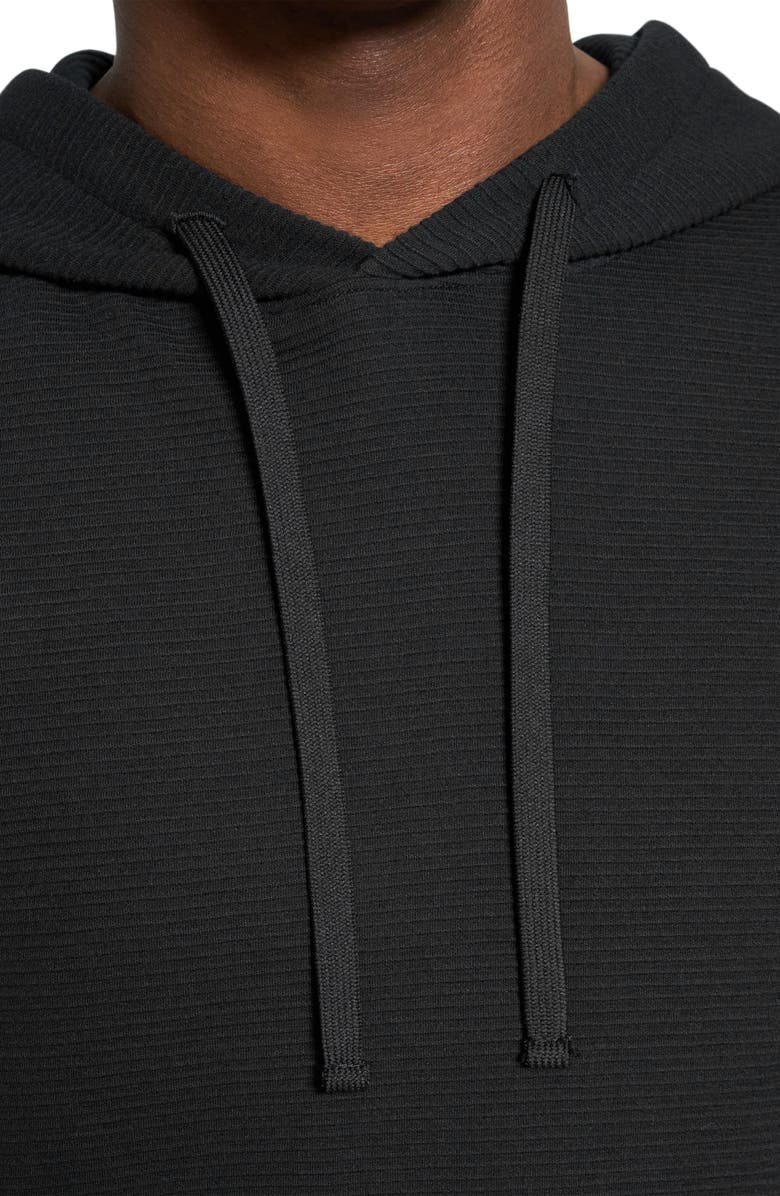 Theory Delroy Studio Textured Hoodie, Alternate, color, Black - 001