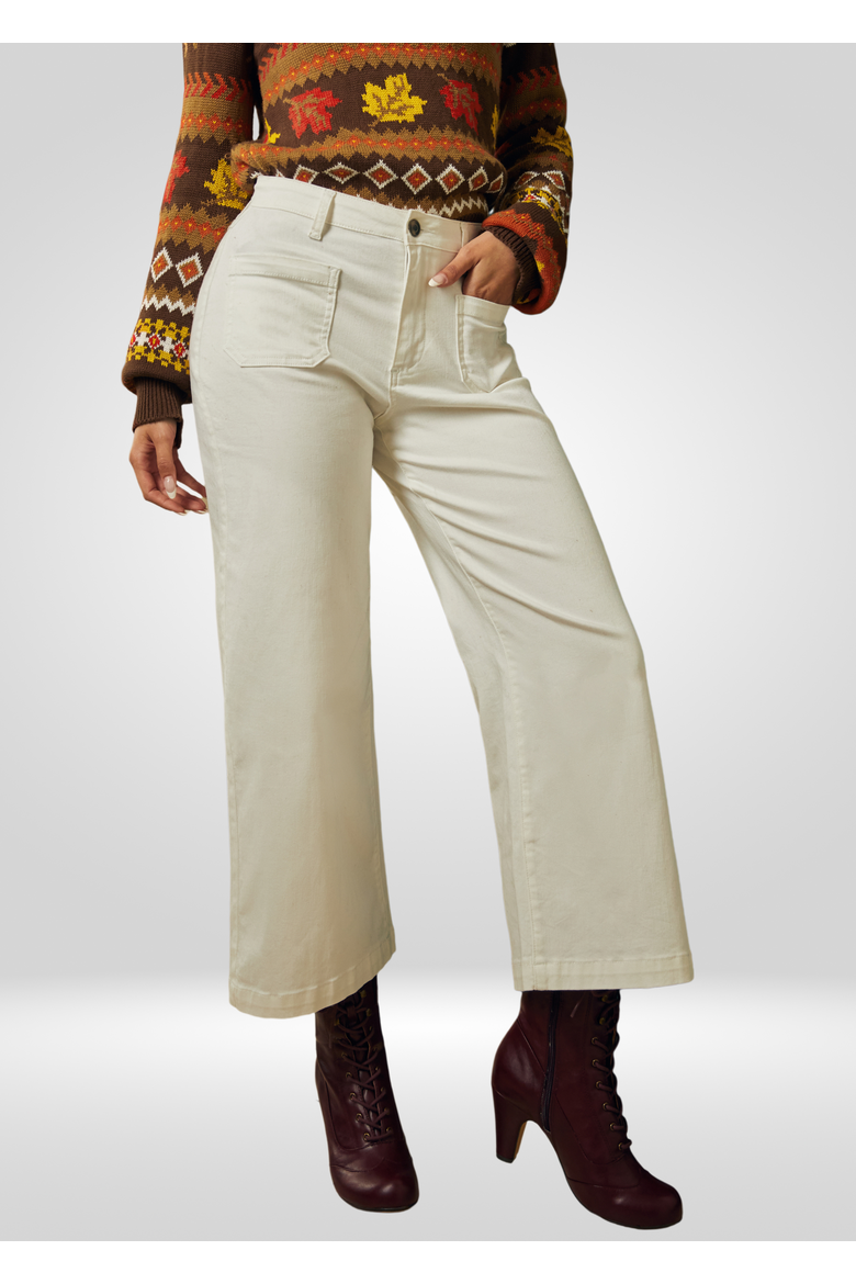 Boho Bliss Wide Leg Crop Pant, Main, color, Marshmallow Bliss