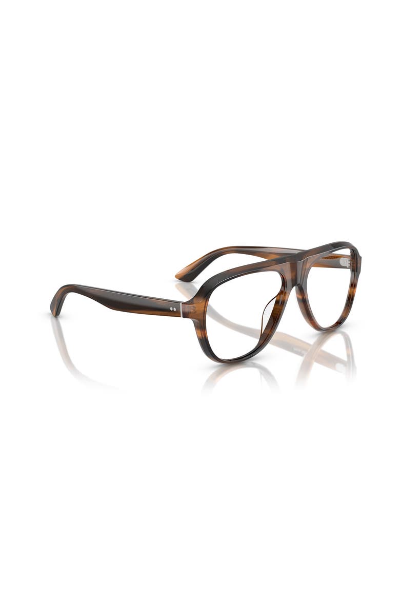 Oliver Peoples 54mm Pilot optical glasses, Alternate, color, Brown