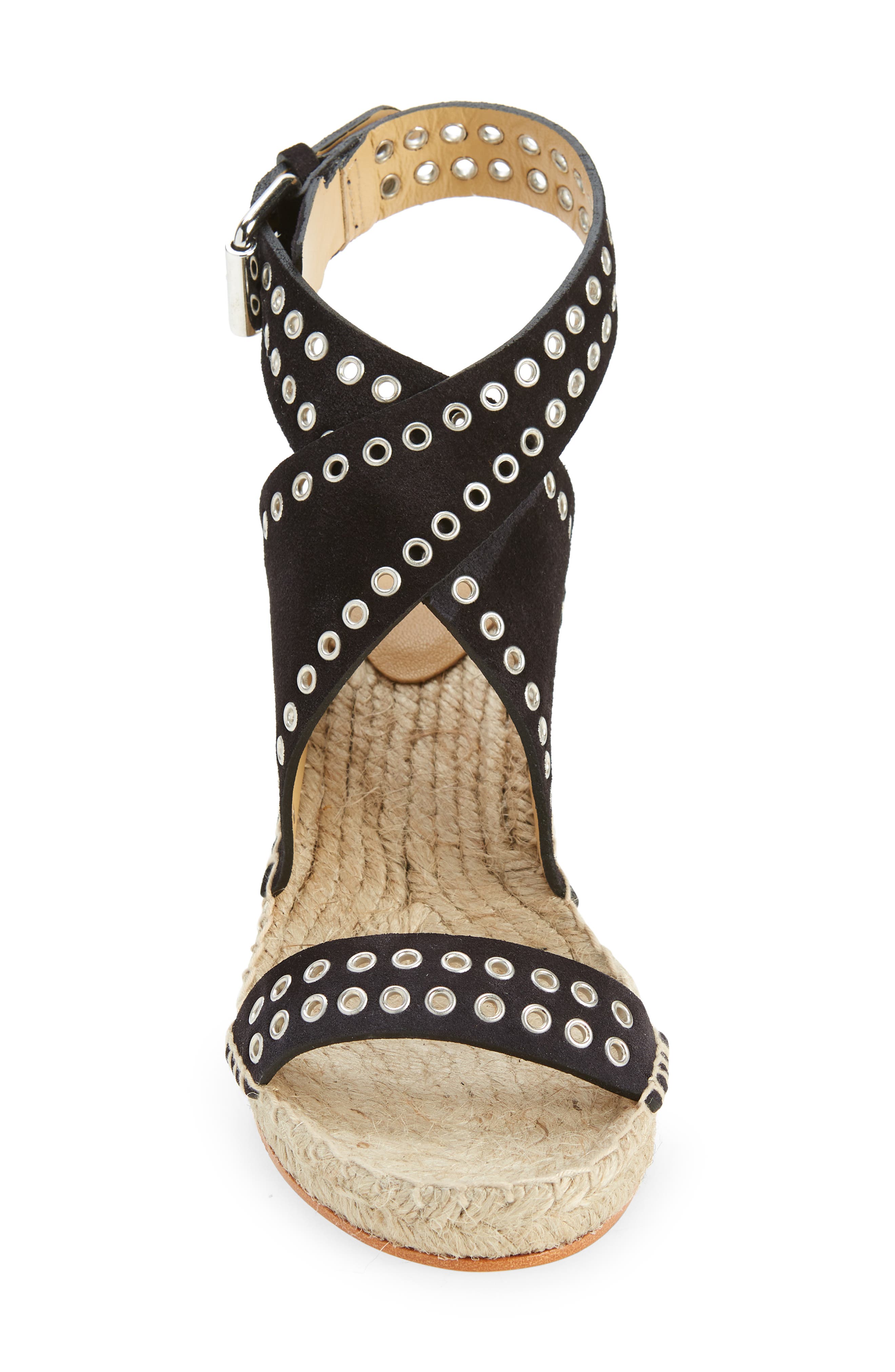 Isabel Marant Iriane Grommet Espadrille Wedge, Alternate, color, 