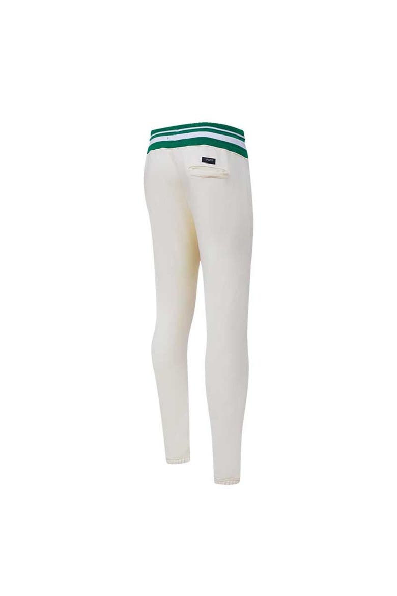Men's Pro Standard Cream Boston Celtics Retro Classic Fleece Sweatpants, Alternate, color, Cream