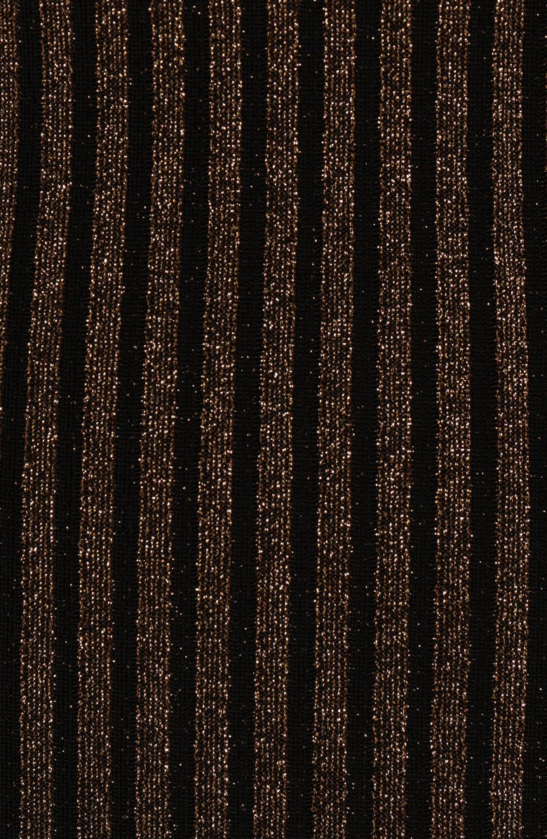 Petal & Pup Jemma Metallic Sleeveless Rib Maxi Dress, Alternate, color, 