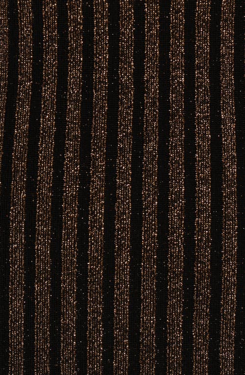 Petal And Pup Petal & Pup Jemma Metallic Sleeveless Rib Maxi Dress In Black