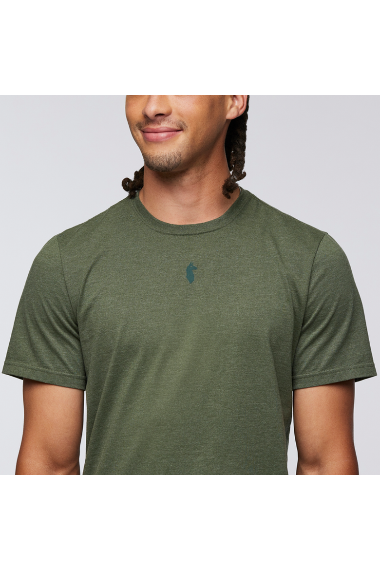 Llama Icon T-Shirt - Men's, Alternate, color, Fatigue
