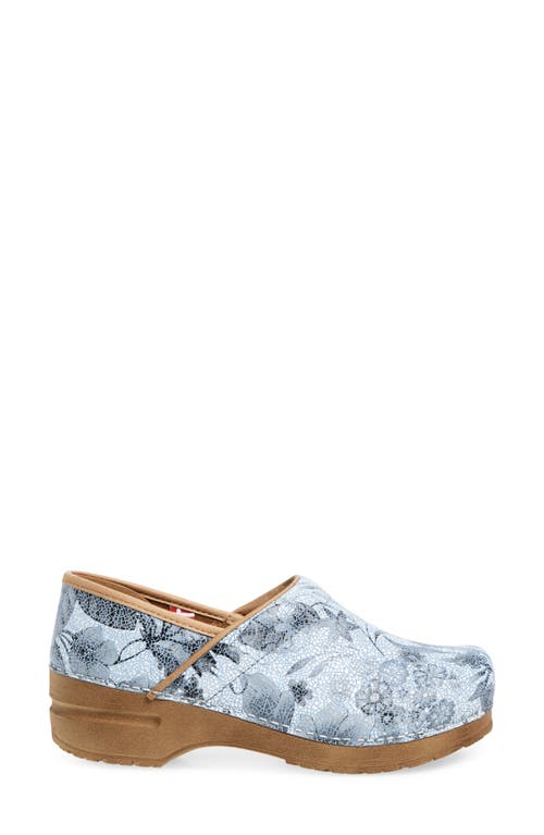 Sanita Plume Floral Print Clog In Multi