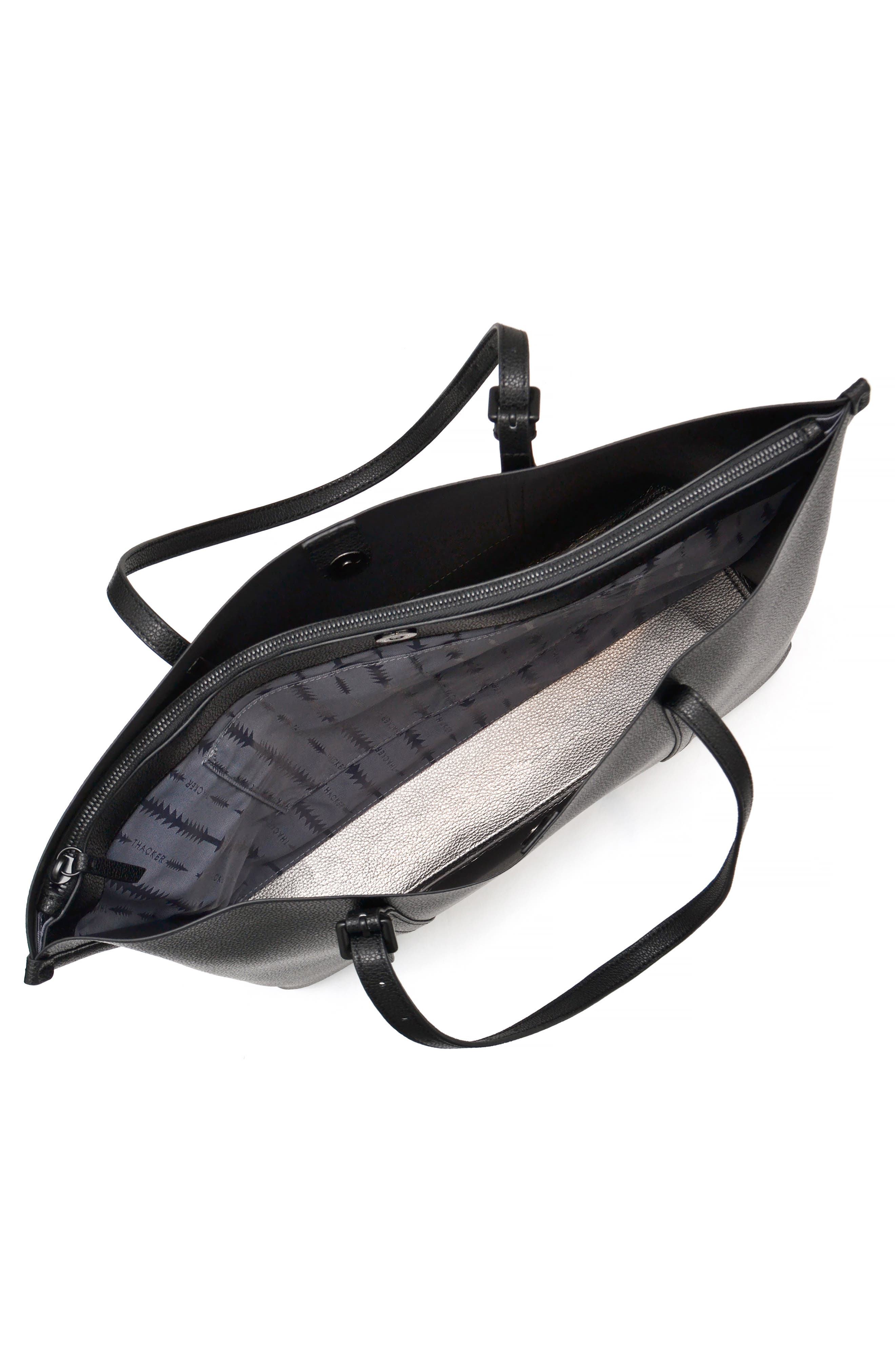 Thacker Kay Leather Tote, Alternate, color, Black