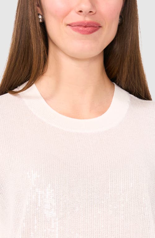 Halogenr Halogen(r) Sequin Sweater In New Ivory