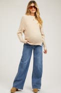 PinkBlush Wide Leg Maternity Jeans