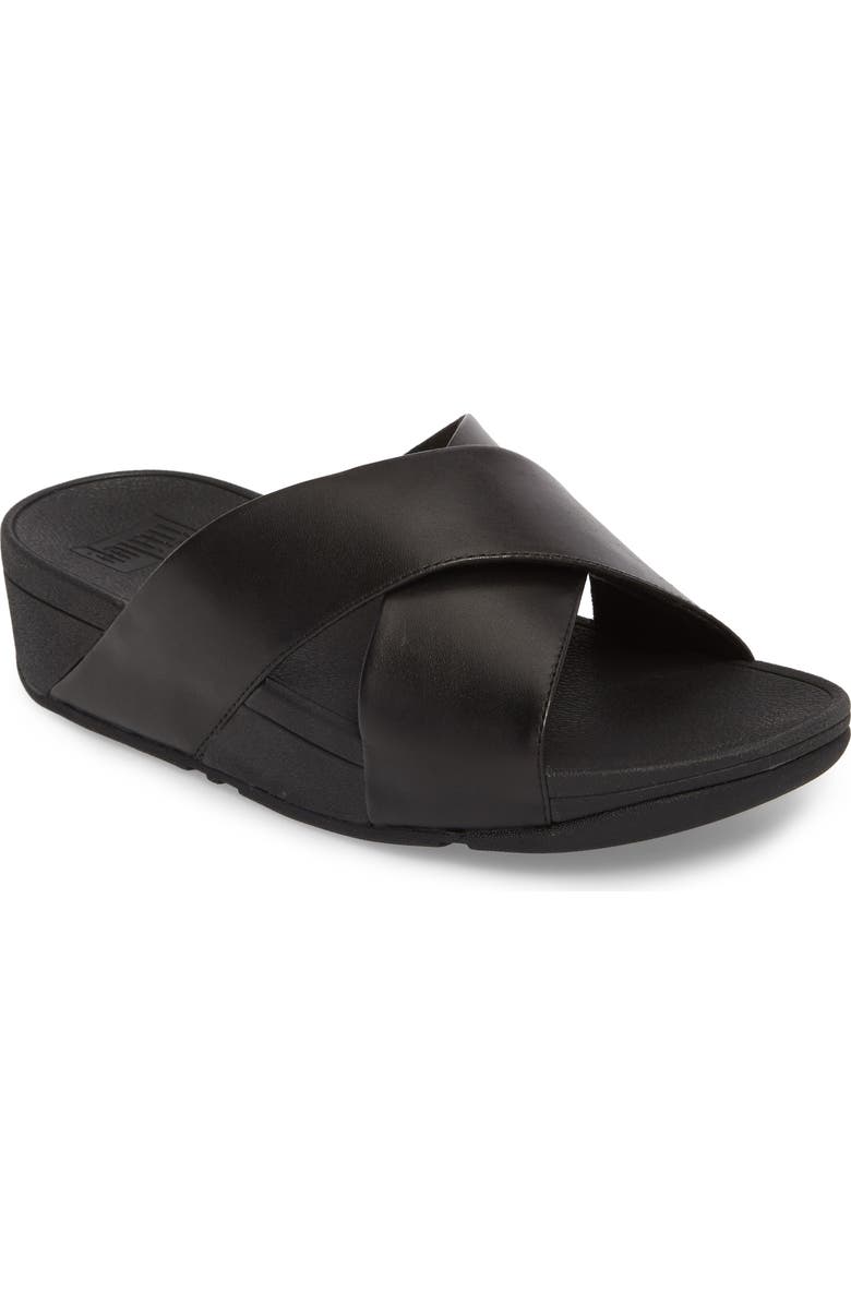 FitFlop Lulu Cross Slide Sandal, Main, color,