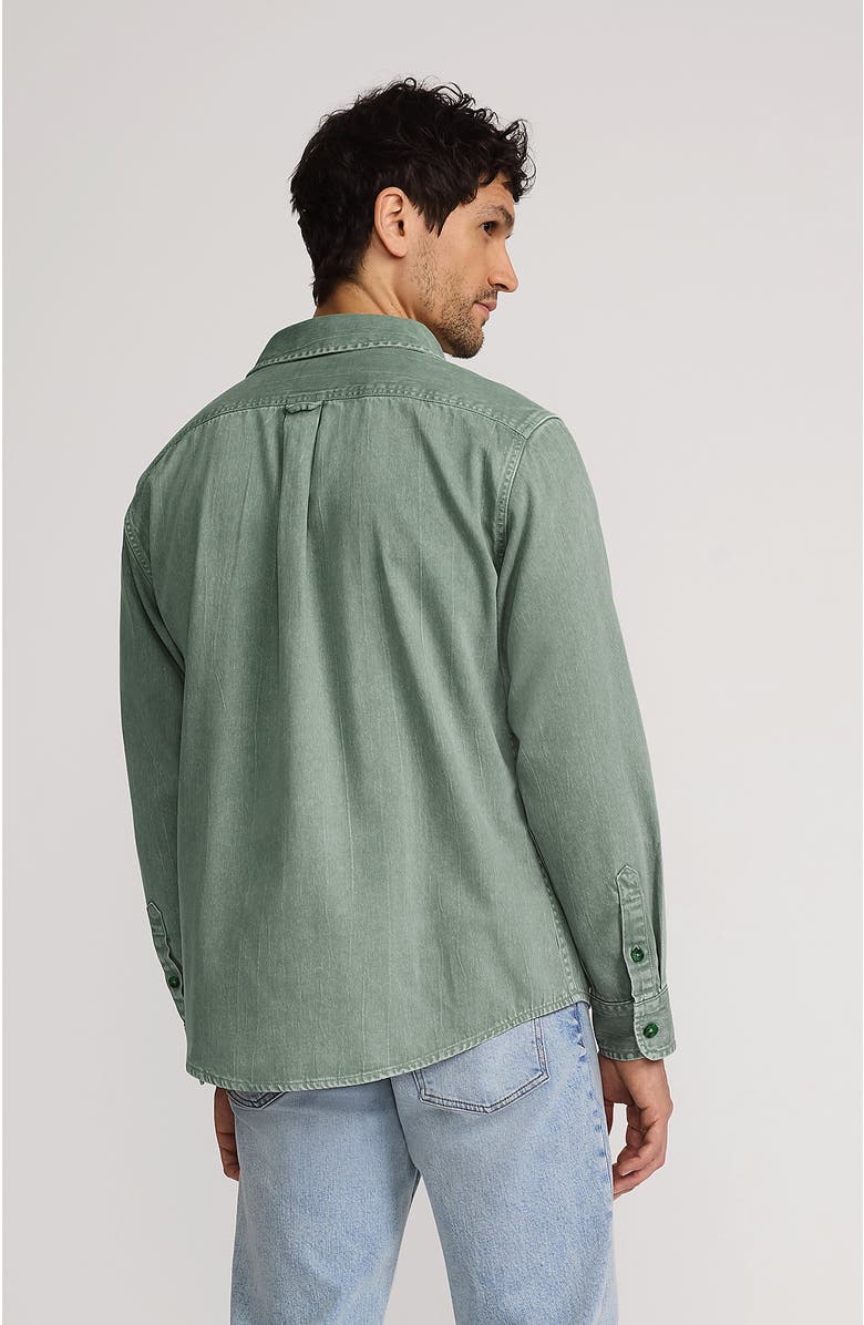 Lands' End Sailcloth Overshirt, Alternate, color,