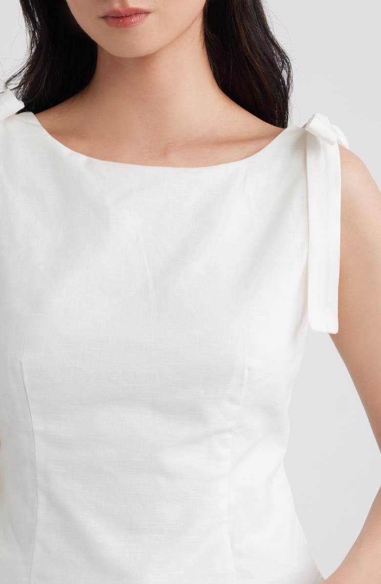 Petal & Pup Everett Shoulder Bow Sleeveless Top, Alternate, color, 