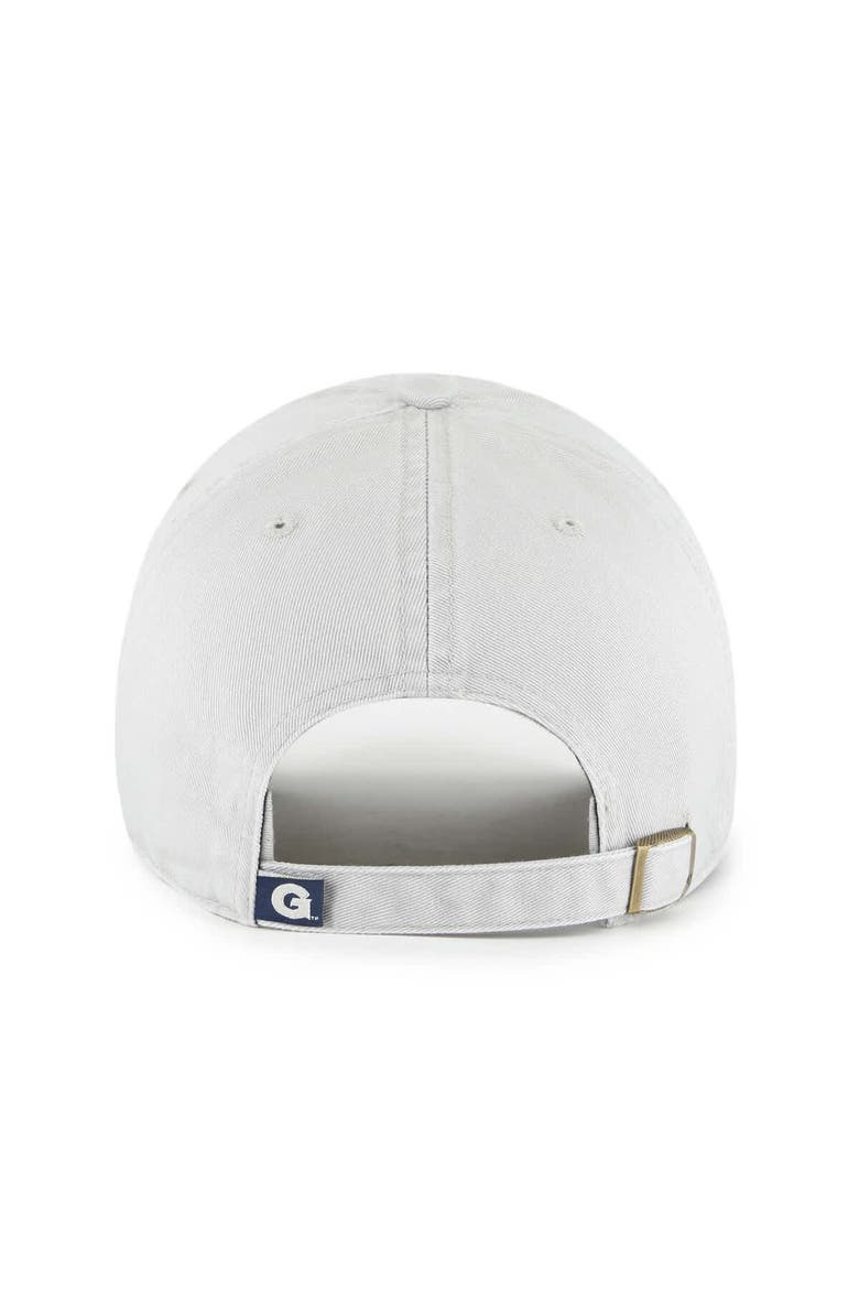Men's '47 Gray Georgetown Hoyas Clean Up Adjustable Hat, Alternate, color, Gray