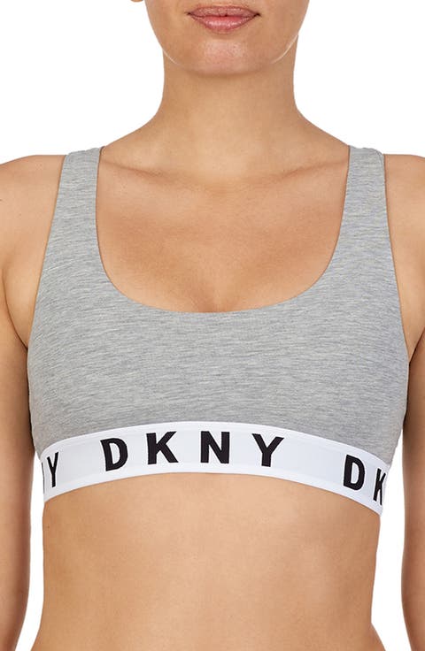 Logo Wirefree Racerback Bralette