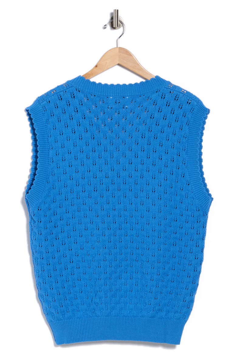 Olarie Sweater Vest, Alternate, color, BLEU